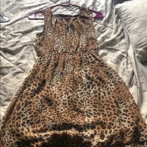 Leopard print dress